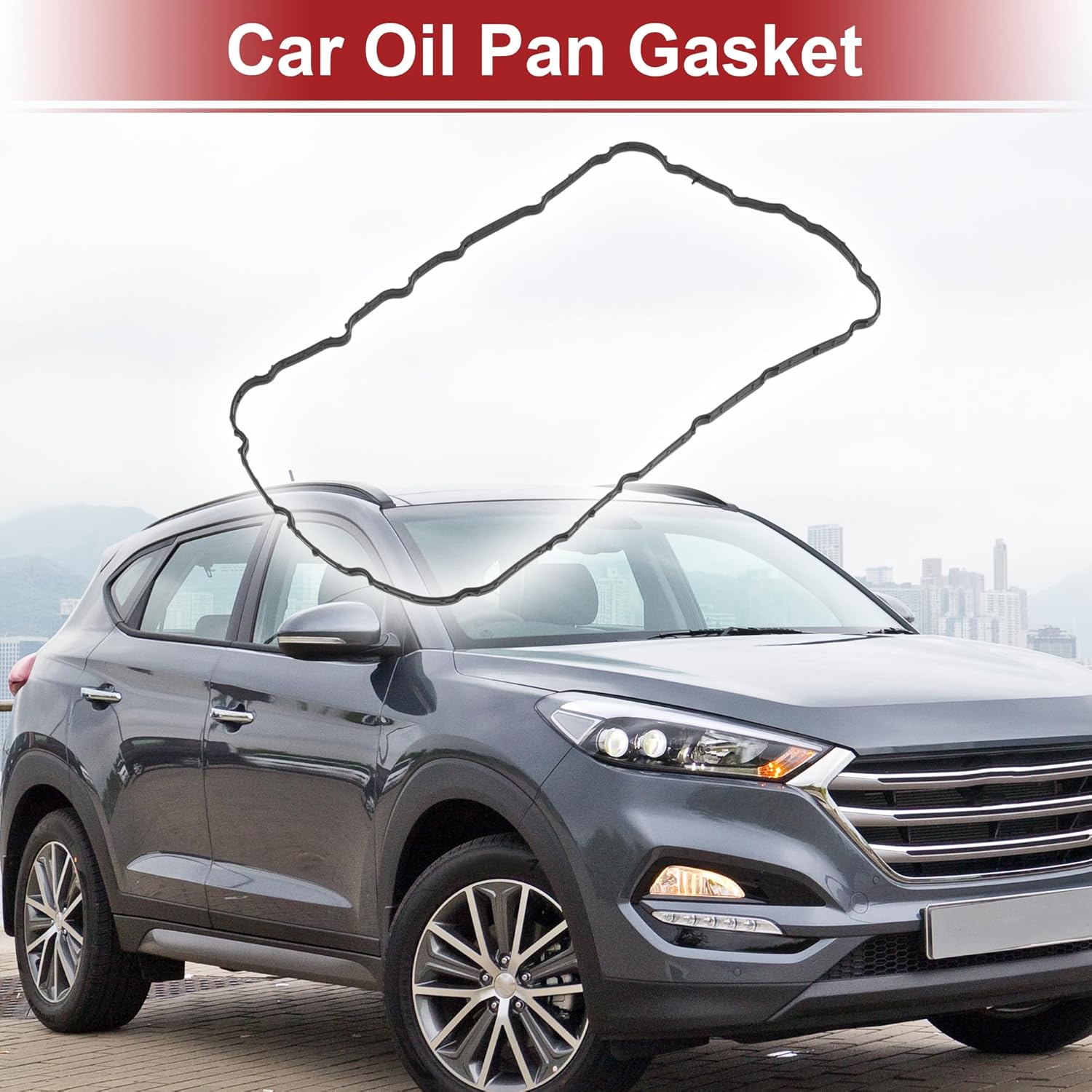 ACROPIX Car Oil Pan Gasket Car Transmission Oil Pan Gasket Engine Oil Pan Gasket Seal No.452833B810 for Hyundai Tucson 2010-2021 for Hyundai Sonata
ACROPIX Car Oil Pan Gasket Car Transmission Oil Pan Gasket Engine Oil Pan Gasket Seal No.452833B810 for Hyundai Tucson 2010-2021 for Hyundai Sonata