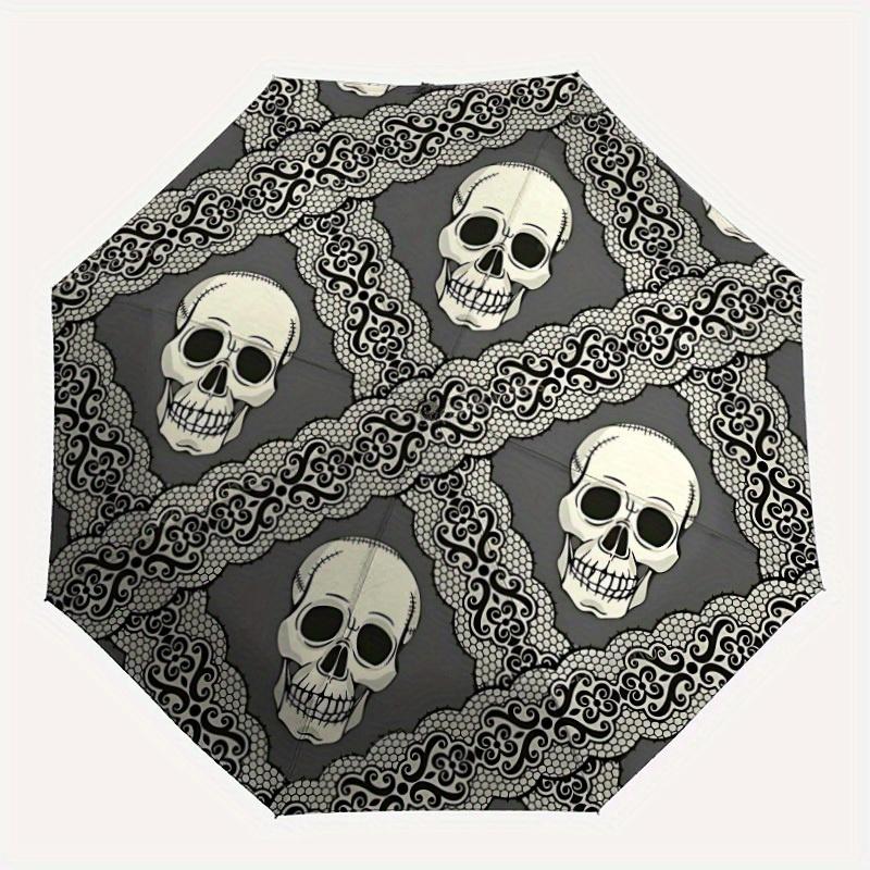 1pc Skull Lace Automatic Open/close, All-Season Portable Folding Umbrella, Travel, Everyday, Formal Events139
1pc Skull Lace Automatic Open/close, All-Season Portable Folding Umbrella, Travel, Everyday, Formal Events139