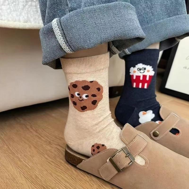 Female Spring and Autumn Lovely Cartoon Cookie Cheese Student In Tube Cotton Socks 1 pair
Female Spring and Autumn Lovely Cartoon Cookie Cheese Student In Tube Cotton Socks 1 pair