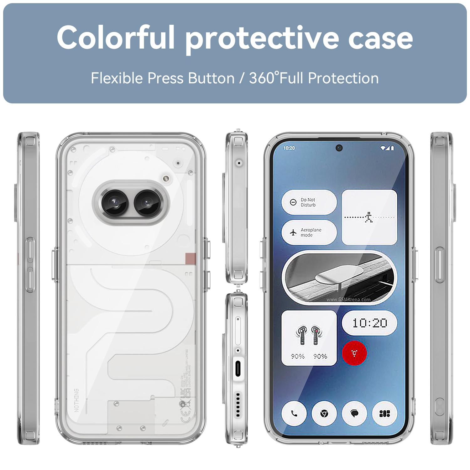 For Nothing Phone (2a) Clear Case WANLONFENG FM Series TPU Phone Back Cover (Big Lens Hole) E
For Nothing Phone (2a) Clear Case WANLONFENG FM Series TPU Phone Back Cover (Big Lens Hole) E