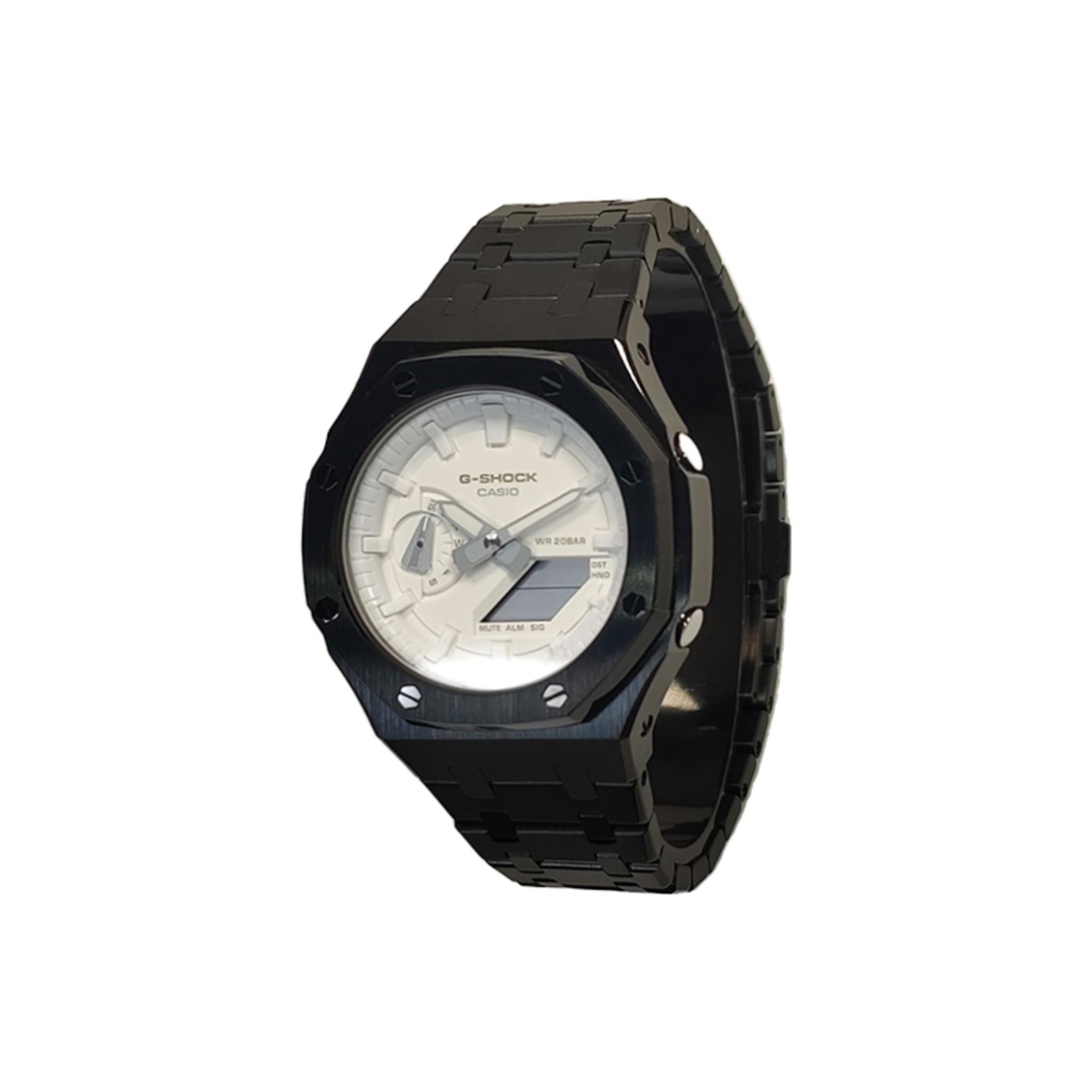 CASIO Men Liquid Crystal,Analog Dual Display Series White Watch GA-2100-7A7(Watch3--) Black Steel Snow
CASIO Men Liquid Crystal,Analog Dual Display Series White Watch GA-2100-7A7(Watch3--) Black Steel Snow
