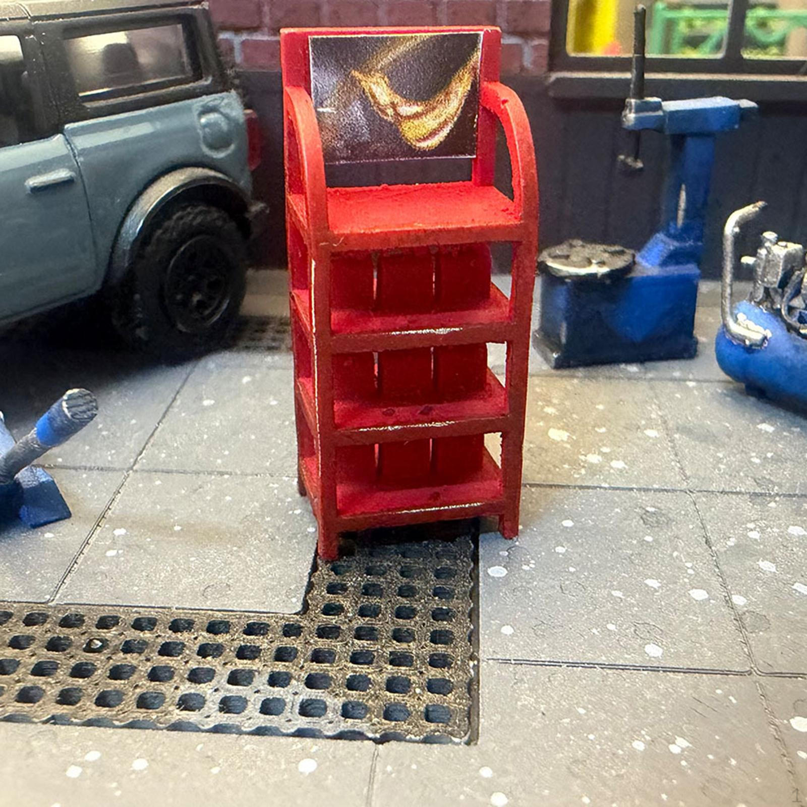 1/64 Auto Oil Storage Rack Repair Shop Scene Decor Ornament Realistic for Architectural Buildings красный
1/64 Auto Oil Storage Rack Repair Shop Scene Decor Ornament Realistic for Architectural Buildings красный