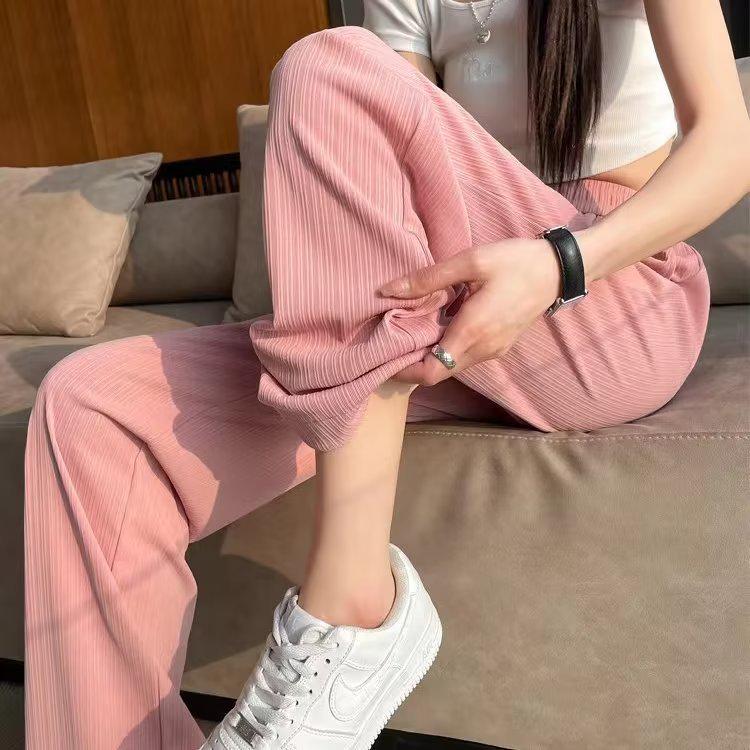 Women s Autumn Petite High-Waist Ice Silk Drape Pants - Loose, Straight-Leg, Floor-Length. XXL розовый
Women s Autumn Petite High-Waist Ice Silk Drape Pants - Loose, Straight-Leg, Floor-Length. XXL розовый