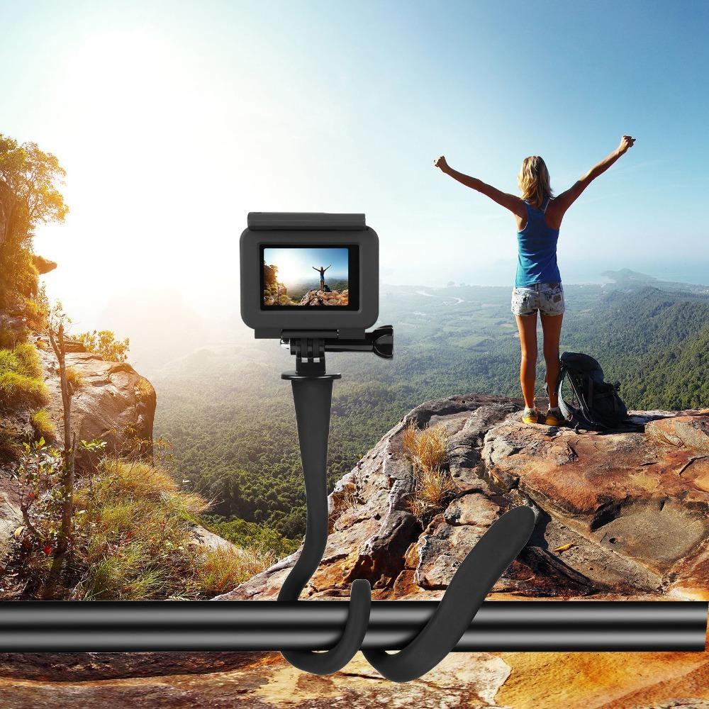 Гибкий держатель для телефона, силиконовая подставка с зажимом для GoPro 12/11/10/9/DJI Action4/3/Insta360
Гибкий держатель для телефона, силиконовая подставка с зажимом для GoPro 12/11/10/9/DJI Action4/3/Insta360