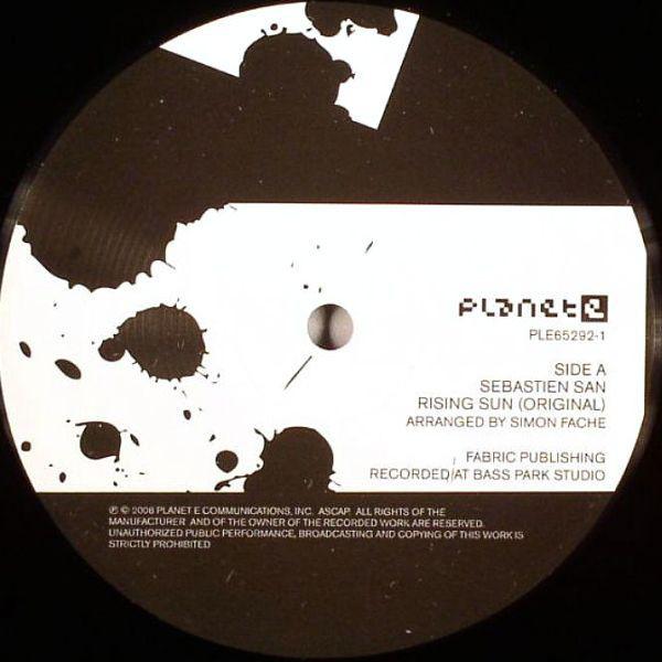 12inch Record SEBASTIEN SAN - Rising Sun PLE652921 Planet E 2008 US Dance & Electronica Used 
12inch Record SEBASTIEN SAN - Rising Sun PLE652921 Planet E 2008 US Dance & Electronica Used