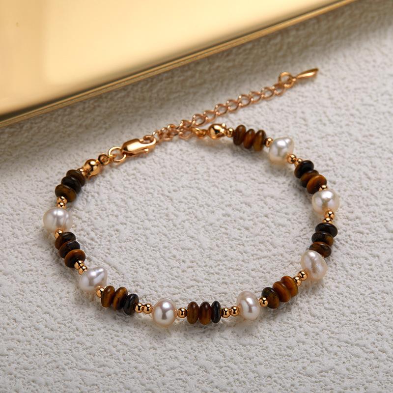 French Retro S925 Sterling Silver Natural Tiger S Eye Stone Pearl Colored Treasure Bracelet Women S Elegant Beaded Neck Chain Splicing Earrings
French Retro S925 Sterling Silver Natural Tiger S Eye Stone Pearl Colored Treasure Bracelet Women S Elegant Beaded Neck Chain Splicing Earrings