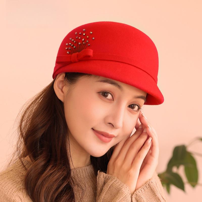100% Wool Visors Caps for Women British Style Chic Winter Warm Cocktail Party Cap Church Comfy Touch Hats High-end Artist s Hat 55-58cm вина червоного кольору
100% Wool Visors Caps for Women British Style Chic Winter Warm Cocktail Party Cap Church Comfy Touch Hats High-end Artist s Hat 55-58cm вина червоного кольору