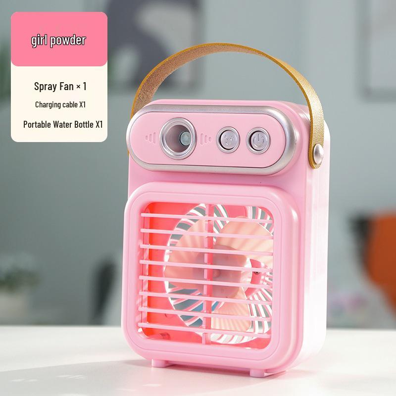 Retro USB Rechargeable Mini Fan - Portable Spray Cooling Air Conditioner 12.5cm x 6cm x 18.5cm
Retro USB Rechargeable Mini Fan - Portable Spray Cooling Air Conditioner 12.5cm x 6cm x 18.5cm