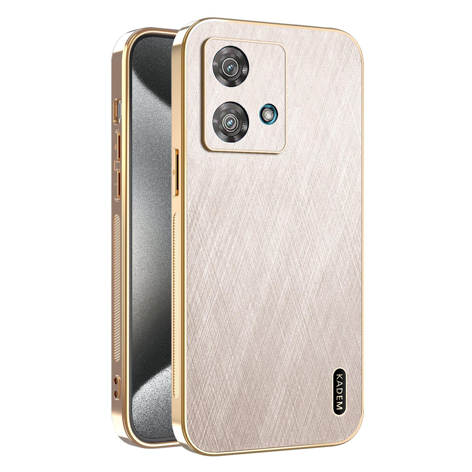 KADEM For Motorola Edge 40 Neo 5G Case Electroplating Silk Texture PU+TPU Phone Back Cover Gold
KADEM For Motorola Edge 40 Neo 5G Case Electroplating Silk Texture PU+TPU Phone Back Cover Gold