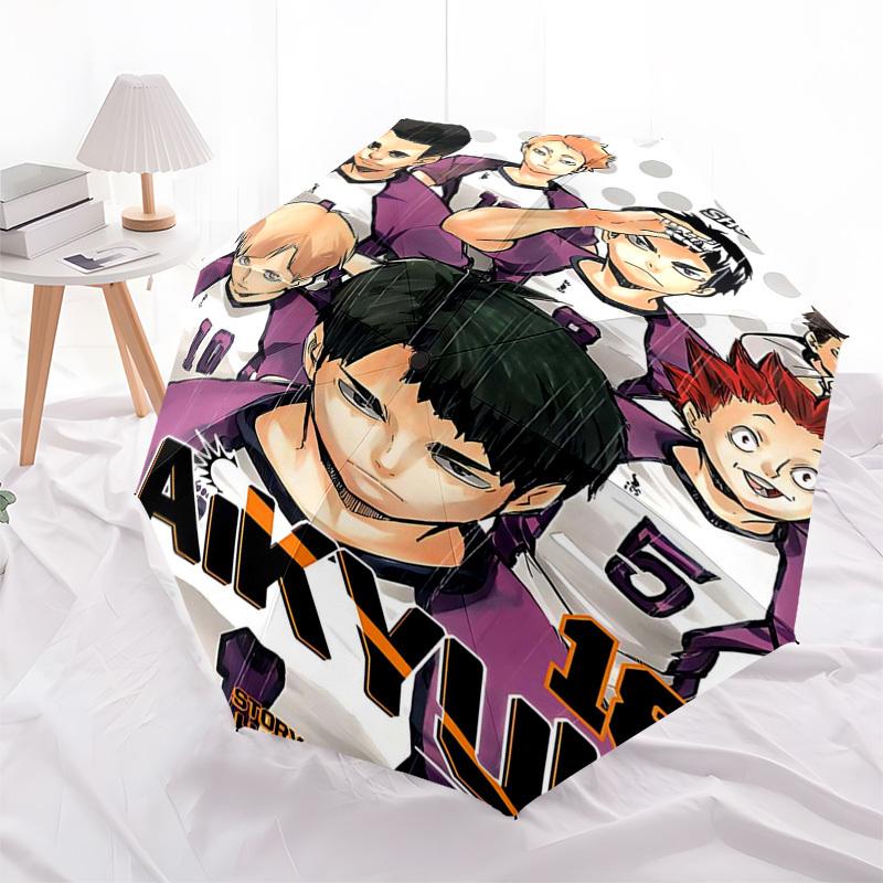 1pc Haikyuu! Anime Characters Umbrella Automatic Opening Closing, Portable 3-Fold Design, 8-Bone Iron Frame, Outdoor Umbrella, Ideal Gift for Fans, Tr
1pc Haikyuu! Anime Characters Umbrella Automatic Opening Closing, Portable 3-Fold Design, 8-Bone Iron Frame, Outdoor Umbrella, Ideal Gift for Fans, Tr