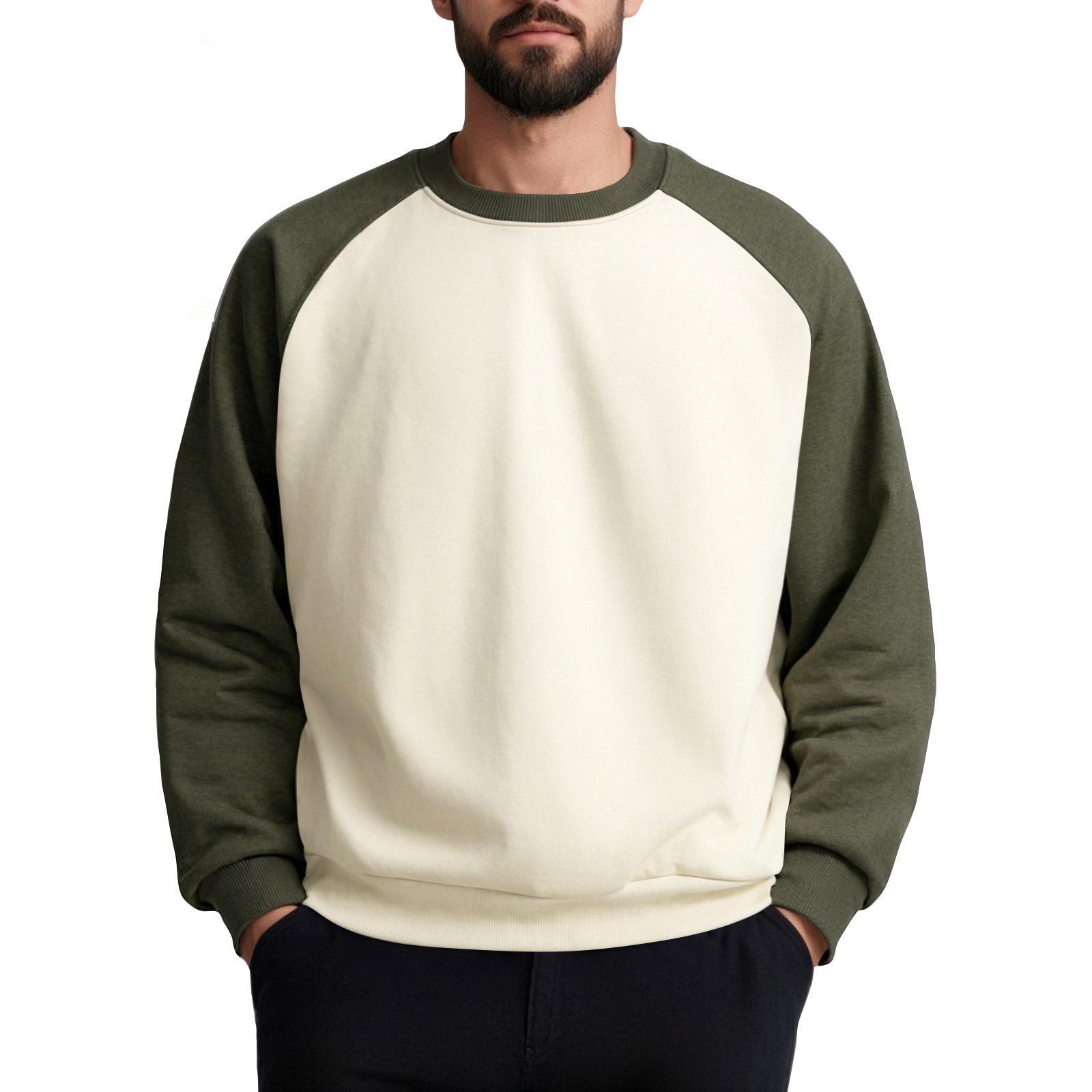Unisex Colorblock Round Neck Pullover Top Raglan Sleeve Long Sleeve Sweatshirt L
Unisex Colorblock Round Neck Pullover Top Raglan Sleeve Long Sleeve Sweatshirt L