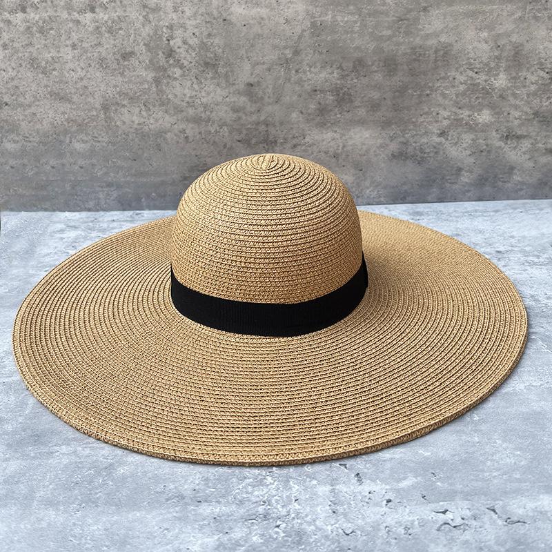 Large Brim Encryption Quite Solid Straw Hat Women S Summer Retro French Hepburn Style Seaside Vacation Shade Sun Hat (56-58cm) can be adjusted to a smaller size
Large Brim Encryption Quite Solid Straw Hat Women S Summer Retro French Hepburn Style Seaside Vacation Shade Sun Hat (56-58cm) can be adjusted to a smaller size