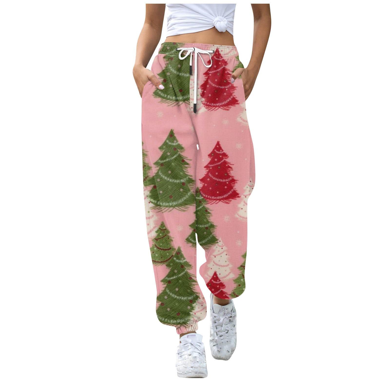 Женские повседневные брюки для отдыха с рождественским принтом, спортивные брюки, брюки с эластичной резинкой на талии, брюки с завязками на шнурке XXL розовый
Женские повседневные брюки для отдыха с рождественским принтом, спортивные брюки, брюки с эластичной резинкой на талии, брюки с завязками на шнурке XXL розовый