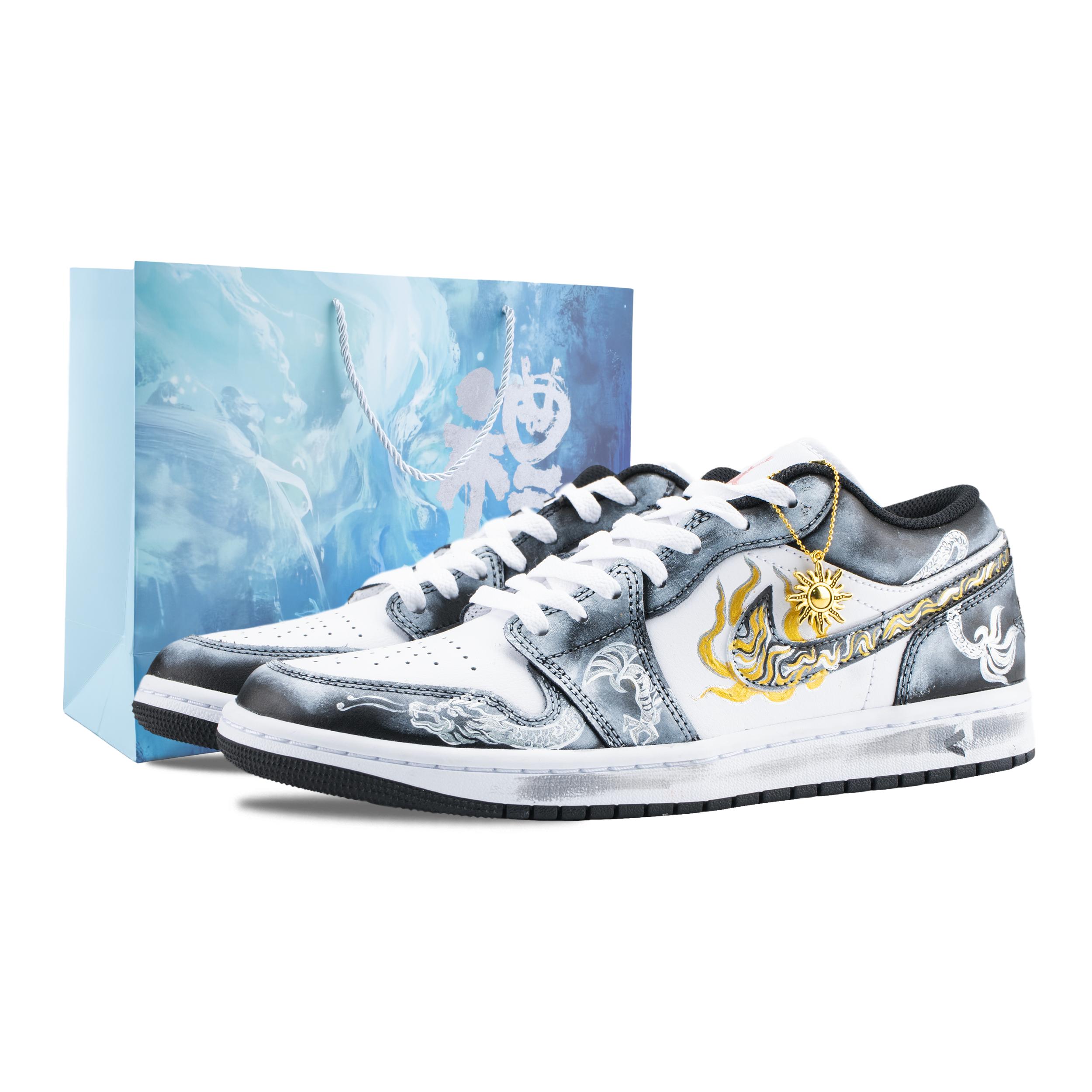 Jordan Air Jordan 1 Vintage Basketball Shoes Unisex Low Top Black/Gold 553558-165(Team836-box) 37.5
Jordan Air Jordan 1 Vintage Basketball Shoes Unisex Low Top Black/Gold 553558-165(Team836-box) 37.5