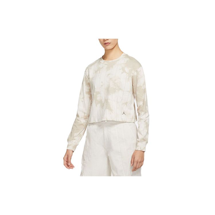 Jordan Breathable Tie-Dye Укороченная футболка с круглым вырезом и длинными рукавами Женские топы Оливково-серый DM5256-104 M
Jordan Breathable Tie-Dye Укороченная футболка с круглым вырезом и длинными рукавами Женские топы Оливково-серый DM5256-104 M