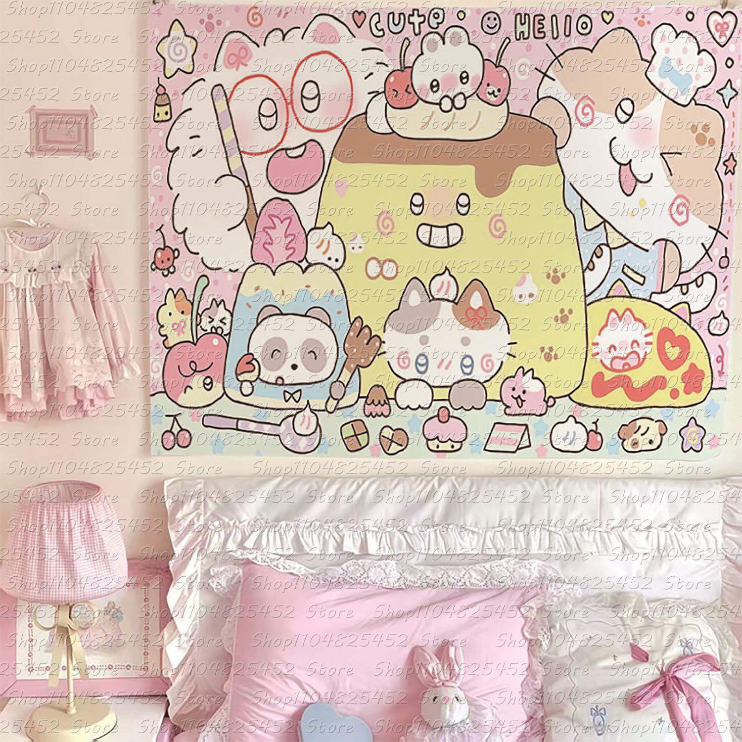 1pc Instagramstyle Kawaiiiiii kitten background wall hanging dormitory decoration bedroom bedside decoration tapestry 74x94cm(29x37in)
1pc Instagramstyle Kawaiiiiii kitten background wall hanging dormitory decoration bedroom bedside decoration tapestry 74x94cm(29x37in)