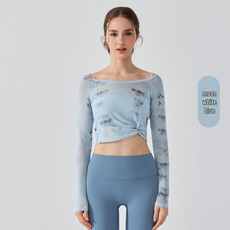 Butterfly Mesh Two-Piece Sport Top with Chest Pad & Quick-Dry Cover-Up for Pilates/Yoga M
Butterfly Mesh Two-Piece Sport Top with Chest Pad & Quick-Dry Cover-Up for Pilates/Yoga M