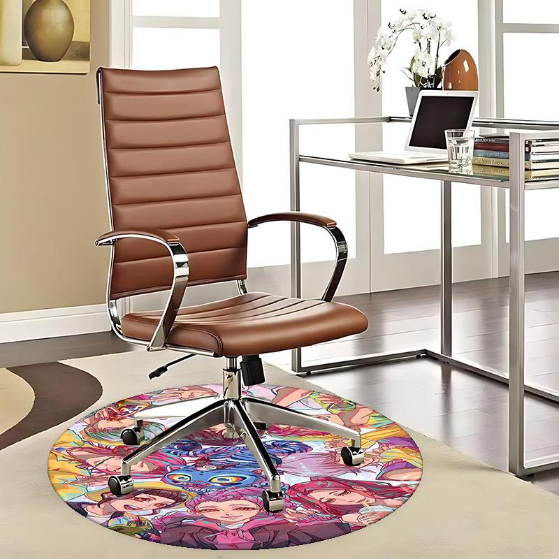 1pc Anime Cartoon Design Round Carpet - Office Chair Mat, Non-Slip Rug for Home Decor, Living Room, Bedroom, Game Room & Dormitory Decoration.W027 80cm by 80cm
1pc Anime Cartoon Design Round Carpet - Office Chair Mat, Non-Slip Rug for Home Decor, Living Room, Bedroom, Game Room & Dormitory Decoration.W027 80cm by 80cm