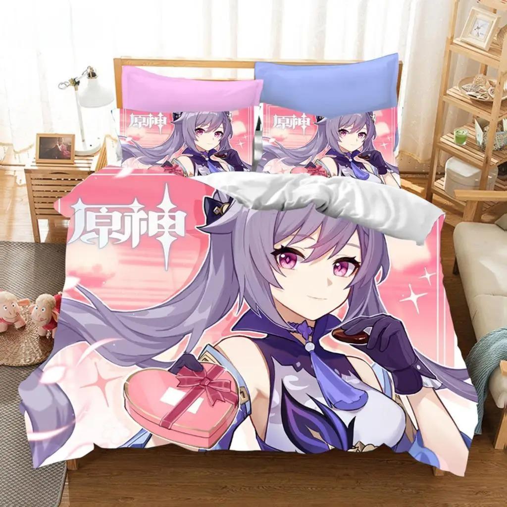 3D Game Genshin Impact Bedding Sets Keqing Xiao Duvet Cover Set 2 3 Pieces Boys Adults Single Full Queen King Size Bed Linen 70x133cm 2pcs
3D Game Genshin Impact Bedding Sets Keqing Xiao Duvet Cover Set 2 3 Pieces Boys Adults Single Full Queen King Size Bed Linen 70x133cm 2pcs