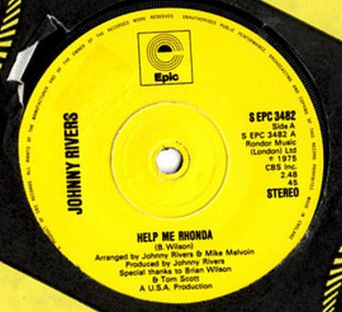 7inch Record JOHNNY RIVERS Help Me Rhonda SEPC3482 EPIC 1975 Japan Rock Used
7inch Record JOHNNY RIVERS Help Me Rhonda SEPC3482 EPIC 1975 Japan Rock Used