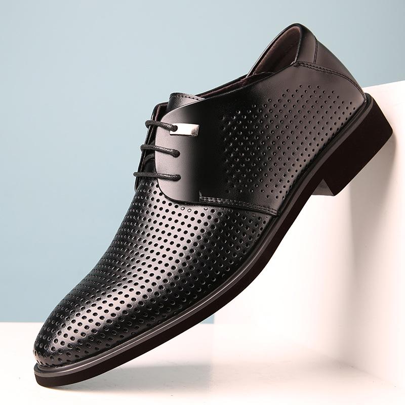 Men s Large Size Breathable Cowhide Leather Formal Shoes, Sizes 45-46, Lace-Up Casual Business Style. 45
Men s Large Size Breathable Cowhide Leather Formal Shoes, Sizes 45-46, Lace-Up Casual Business Style. 45