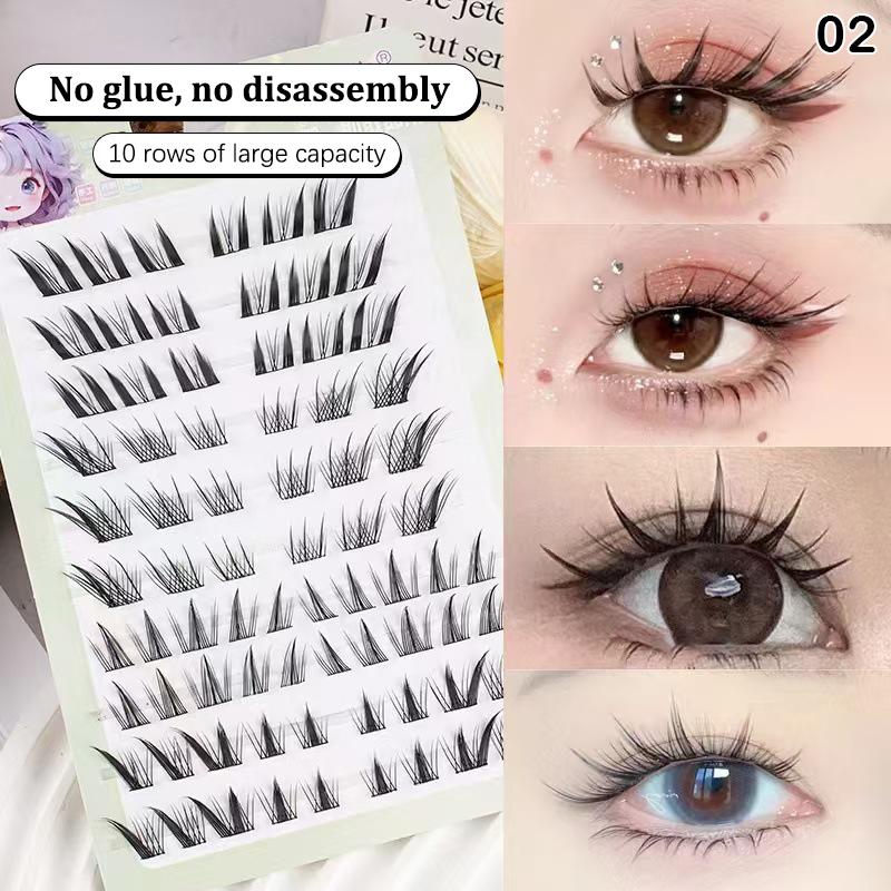 10 рядов наращивания ресниц с завивкой, объемные накладные ресницы, DIY косплей макияж для женщин и девушек, косметические принадлежности
10 рядов наращивания ресниц с завивкой, объемные накладные ресницы, DIY косплей макияж для женщин и девушек, косметические принадлежности