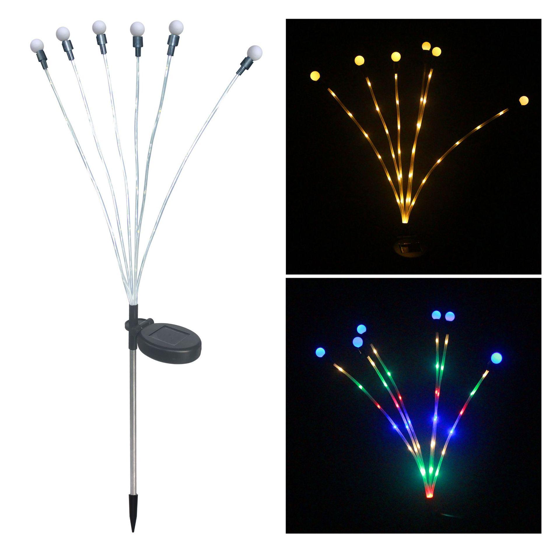 CIS-57818 2Pcs 6-LED Solar Power Firefly Light Waterproof Garden Lawn Swaying Lamp Landscape Decor Warm White
CIS-57818 2Pcs 6-LED Solar Power Firefly Light Waterproof Garden Lawn Swaying Lamp Landscape Decor Warm White