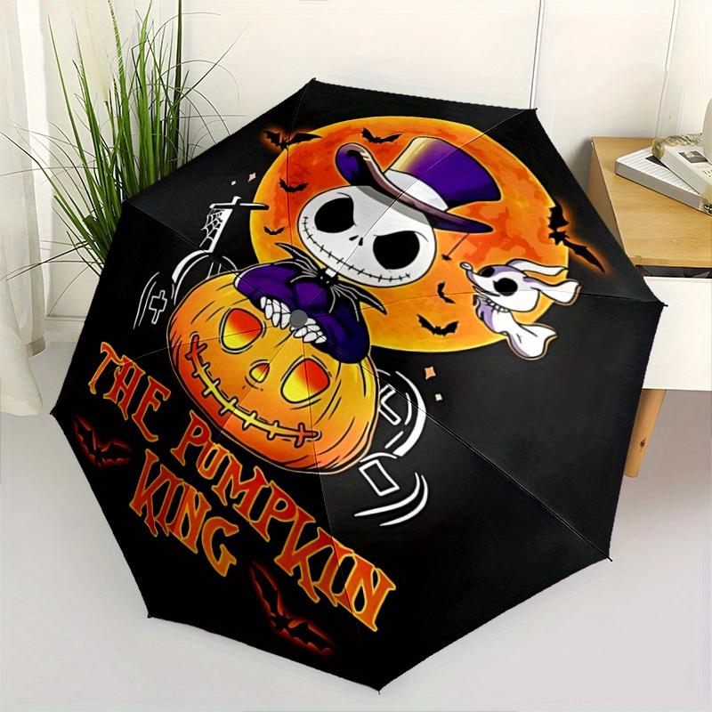 1pc The Pumpkin King Jack Zero Automatic Opening and Closing Umbrella - Lightweight 3-Fold Design, Suitable for Fans, Travel, Daily Use - Of
1pc The Pumpkin King Jack Zero Automatic Opening and Closing Umbrella - Lightweight 3-Fold Design, Suitable for Fans, Travel, Daily Use - Of