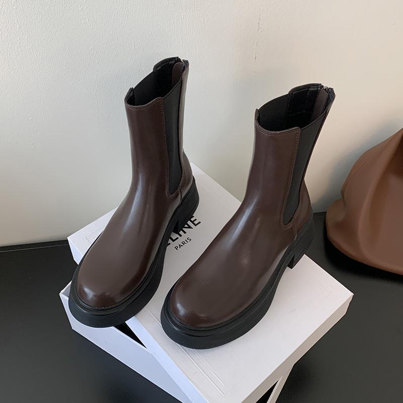 Retro British style platform Martin boots women s autumn and winter 2025 new short cigarette boots slim versatile Chelsea boots 40 коричневый
Retro British style platform Martin boots women s autumn and winter 2025 new short cigarette boots slim versatile Chelsea boots 40 коричневый