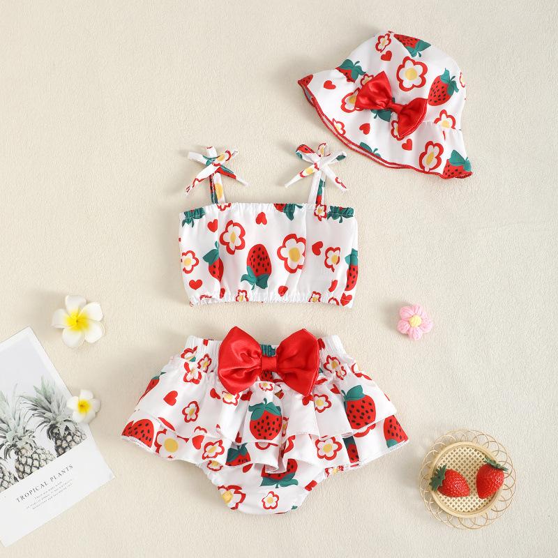 Strawberry Print Tank Top & Skirt Set with Hat for Infants and Toddlers - Cute European & American Style 80 cm белый
Strawberry Print Tank Top & Skirt Set with Hat for Infants and Toddlers - Cute European & American Style 80 cm белый
