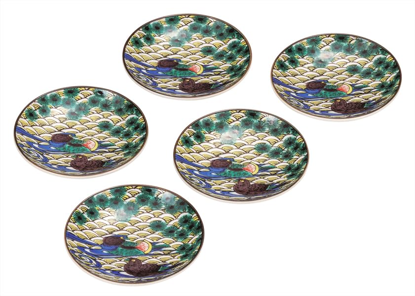 Kutani Ware Iwataya 3.2-inch Plate Set - Lovebirds K9-71
Kutani Ware Iwataya 3.2-inch Plate Set - Lovebirds K9-71