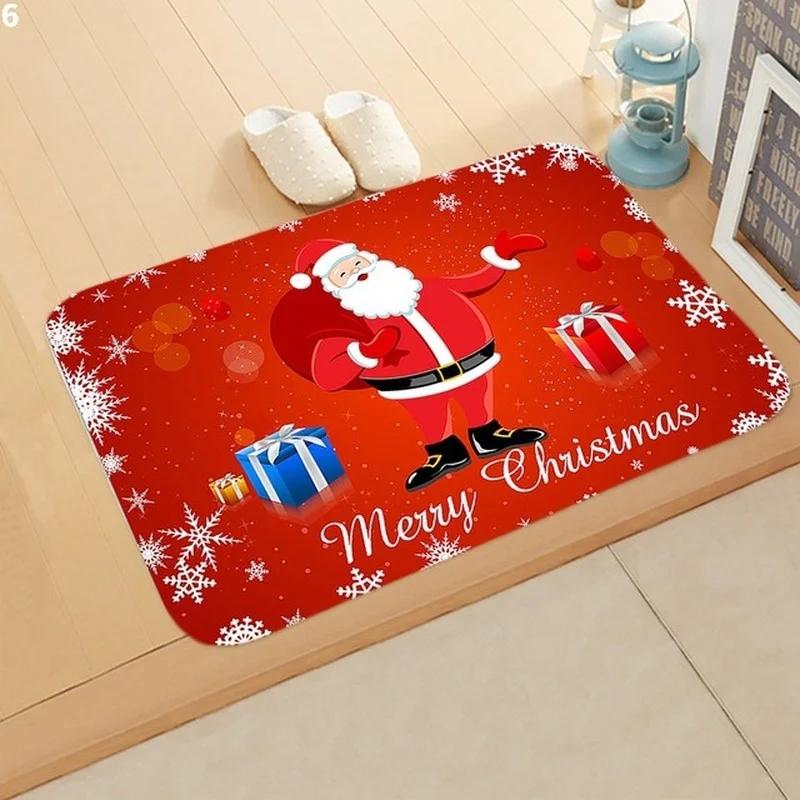 Christmas New Year Festive Santa Claus Elk Floor Mat Bedroom Bathroom Home Absorbent Non-slip Floor Mat 6
Christmas New Year Festive Santa Claus Elk Floor Mat Bedroom Bathroom Home Absorbent Non-slip Floor Mat 6