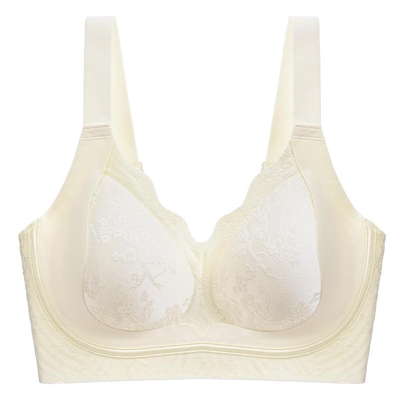 Embossed jacquard gathering without steel ring Soft support Anti-sagging lace Invisible bra No steel ring gathering 3xl(recommended 80-90kg ) шампанського
Embossed jacquard gathering without steel ring Soft support Anti-sagging lace Invisible bra No steel ring gathering 3xl(recommended 80-90kg ) шампанського