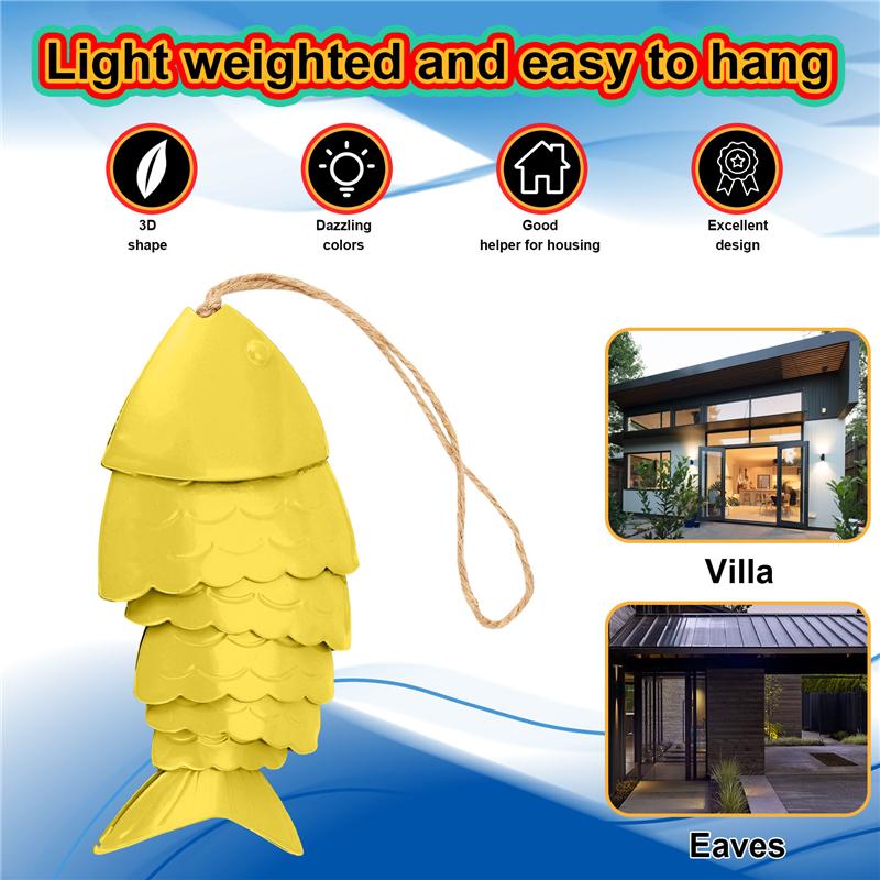 Fish Wind Chimes Fish Decoration Ocean Vintage Wind Chimes Decoration Outdoor Carp Eaves Decoration Garden Decoration
Fish Wind Chimes Fish Decoration Ocean Vintage Wind Chimes Decoration Outdoor Carp Eaves Decoration Garden Decoration