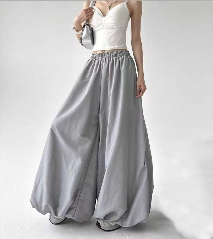 High Waist Wide Leg Loose Pants Women A-Line Casual Autumn Trousers Lantern Style Slimming Long Pants Gray Lazy Fashion XXXL серый
High Waist Wide Leg Loose Pants Women A-Line Casual Autumn Trousers Lantern Style Slimming Long Pants Gray Lazy Fashion XXXL серый