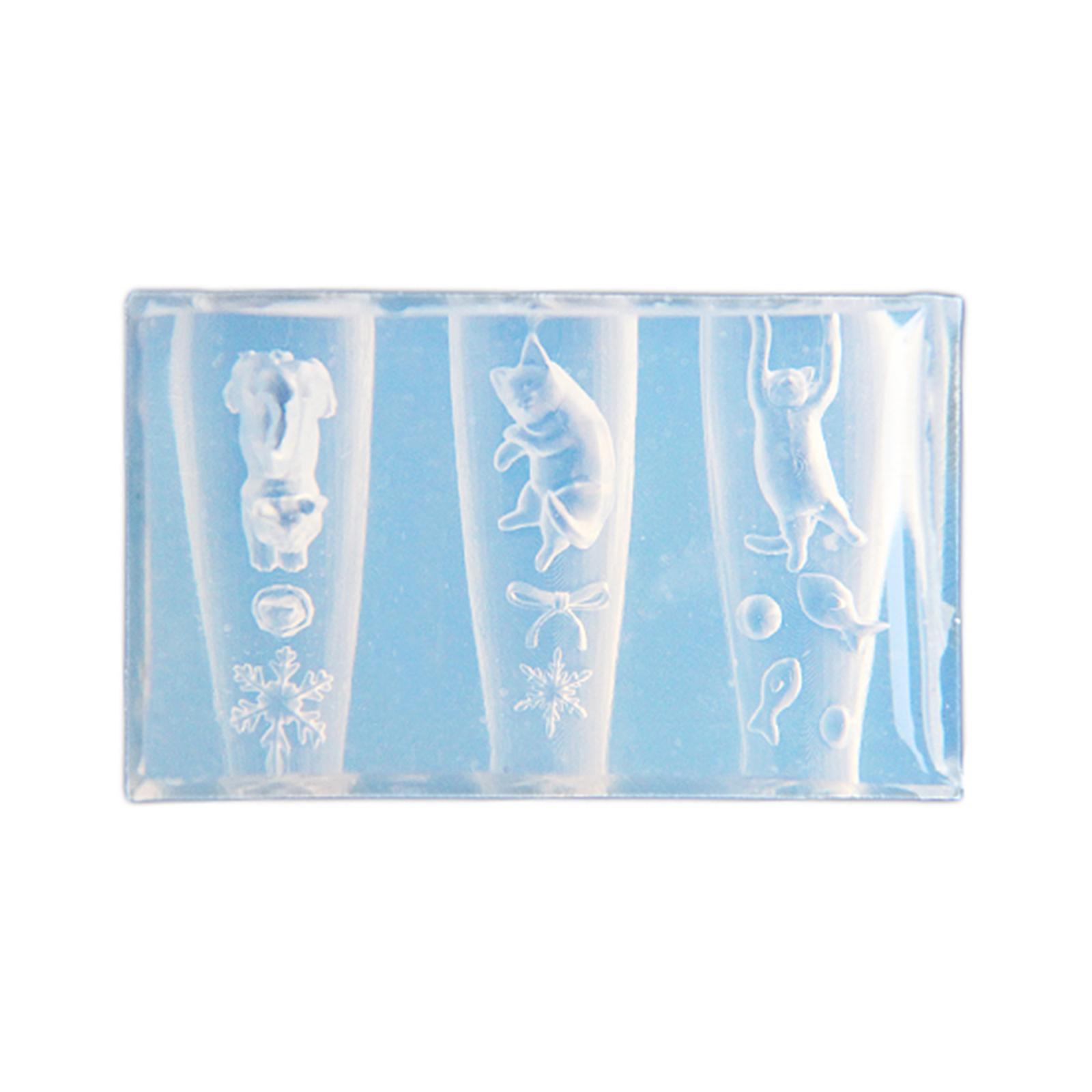 Универсальная силиконовая форма для ногтей с милыми дизайнами кошек. Прочный и гибкий аксессуар для ногтей любой формы и длины.
Универсальная силиконовая форма для ногтей с милыми дизайнами кошек. Прочный и гибкий аксессуар для ногтей любой формы и длины.