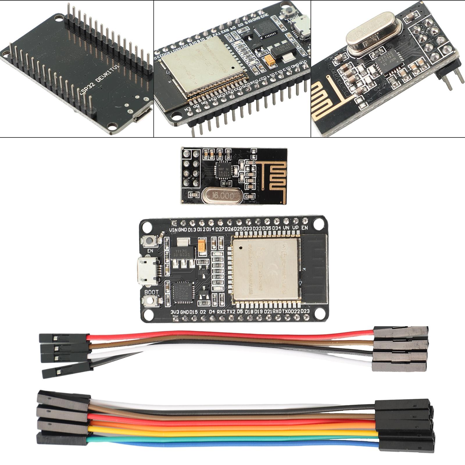 ESP32+NRF24L01 Kit Cable Wide Compatibility Stay Connected For Hoymiles HM300 HM350 NRF24L01+ Module High Quality China Mainland
ESP32+NRF24L01 Kit Cable Wide Compatibility Stay Connected For Hoymiles HM300 HM350 NRF24L01+ Module High Quality China Mainland