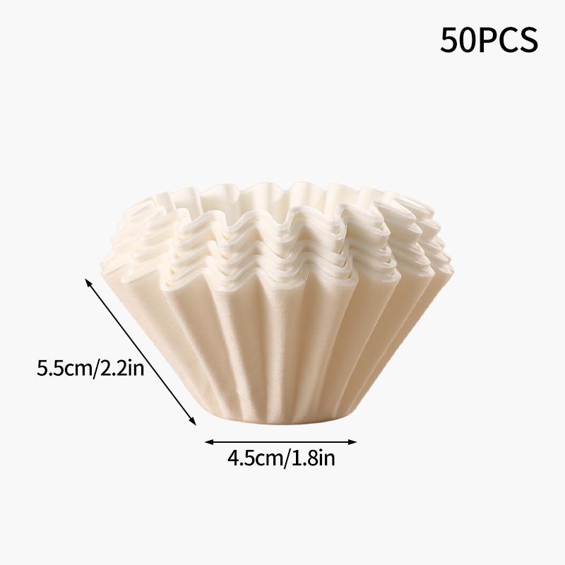 50PCS Coffee Filter Bags Disposable Drip Coffee Paper Pack Portable Hanging Ear Portafilter Espresso Coffee Accessories Tea Tool
50PCS Coffee Filter Bags Disposable Drip Coffee Paper Pack Portable Hanging Ear Portafilter Espresso Coffee Accessories Tea Tool