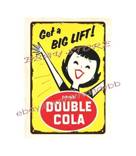 DRINK DOUBLE COLA metal tin sign wall art decor for living roomAluminum 20x30cm(7.8x11.8inch)
DRINK DOUBLE COLA metal tin sign wall art decor for living roomAluminum 20x30cm(7.8x11.8inch)