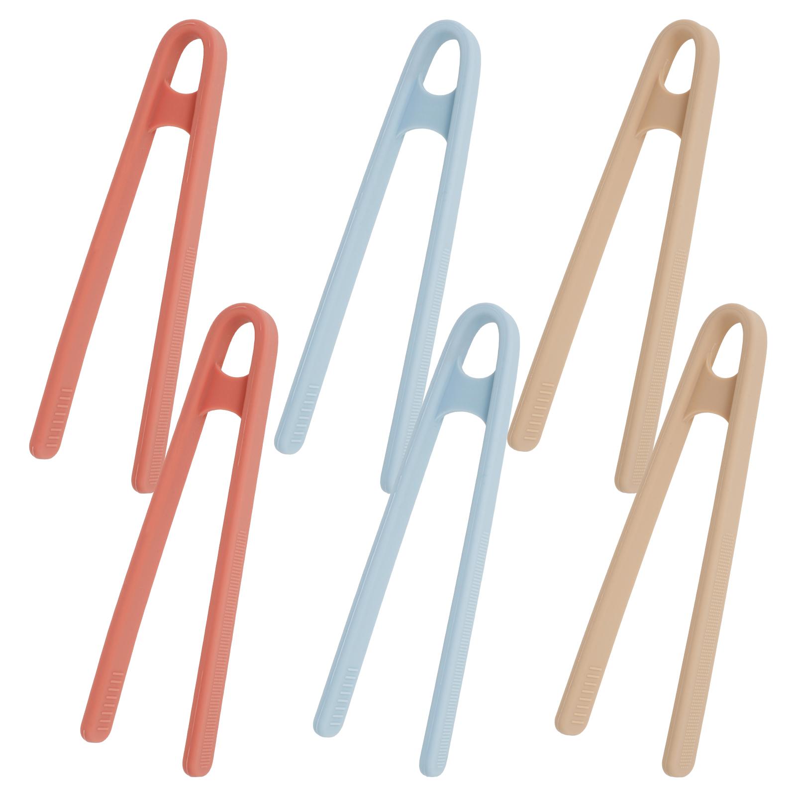 6Pcs Silicone Tongs Portable Small Serving Tongs Mini Clips Colourful for Appetizers Candy Ice Cube Snacks Kitchen Tools
6Pcs Silicone Tongs Portable Small Serving Tongs Mini Clips Colourful for Appetizers Candy Ice Cube Snacks Kitchen Tools