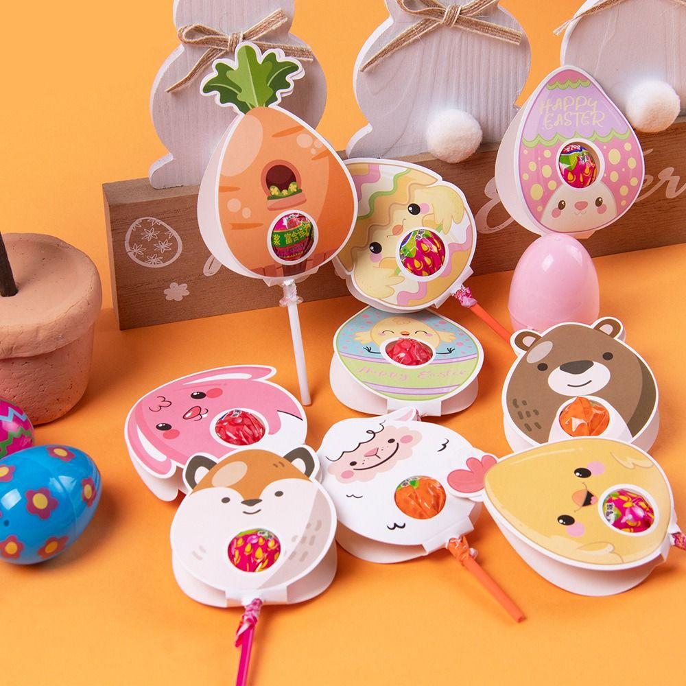 9PCS Multicolor Lollipop Package Cards Cartoon Easter Candy Decoration Card Party Supplies
9PCS Multicolor Lollipop Package Cards Cartoon Easter Candy Decoration Card Party Supplies