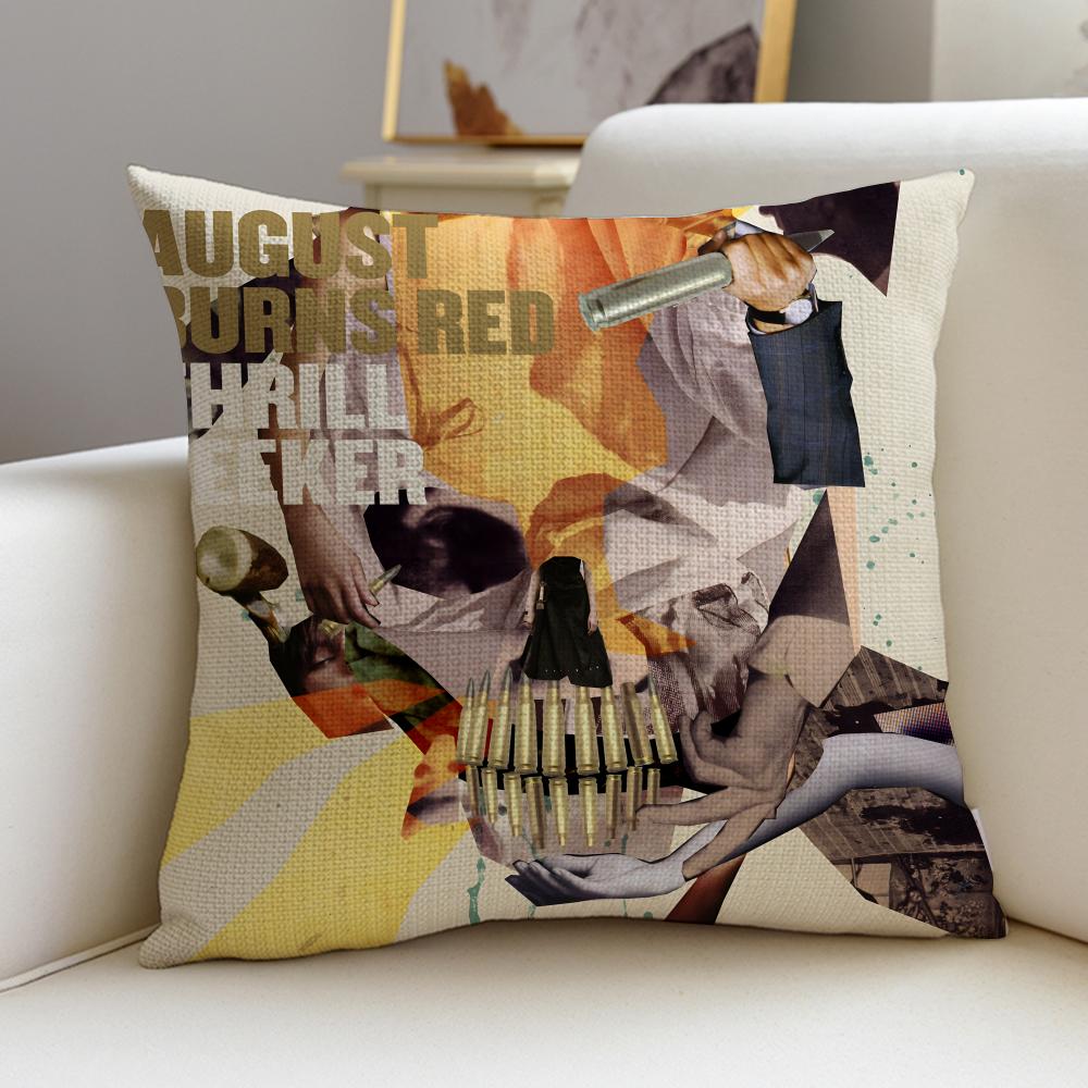 Metal AAugust Burns RedS Cushion Cover Breathable and skinfriendly linen pillowcase square removable and washable cushion 30X30cm
Metal AAugust Burns RedS Cushion Cover Breathable and skinfriendly linen pillowcase square removable and washable cushion 30X30cm