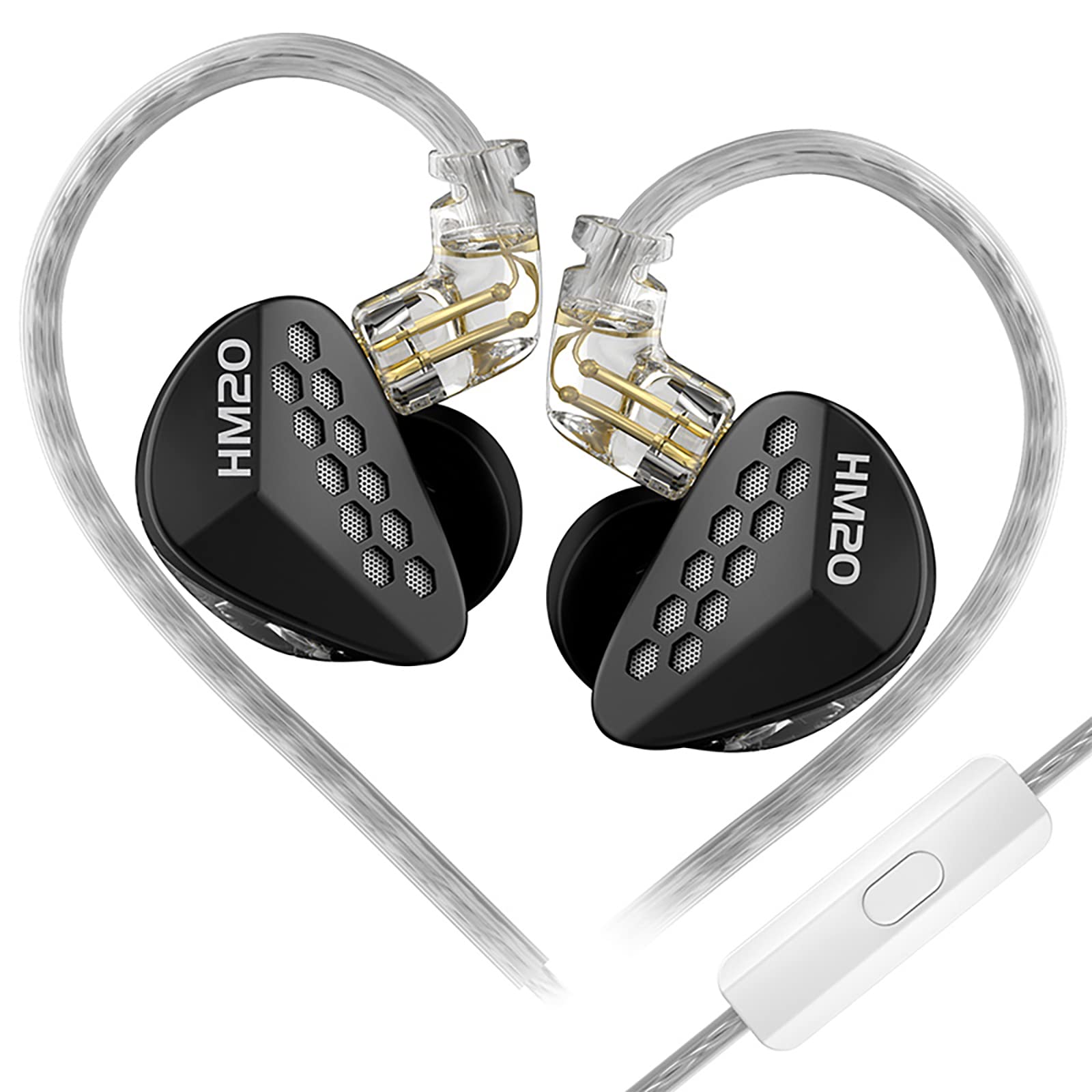 LINSOUL CCA HM20 Hybrid Type (7BA+1DD) In-Ear Monitors Zinc Alloy Faceplate and Resin Cavity Design Wired Earphones Gold Plated Plug and Connector
LINSOUL CCA HM20 Hybrid Type (7BA+1DD) In-Ear Monitors Zinc Alloy Faceplate and Resin Cavity Design Wired Earphones Gold Plated Plug and Connector