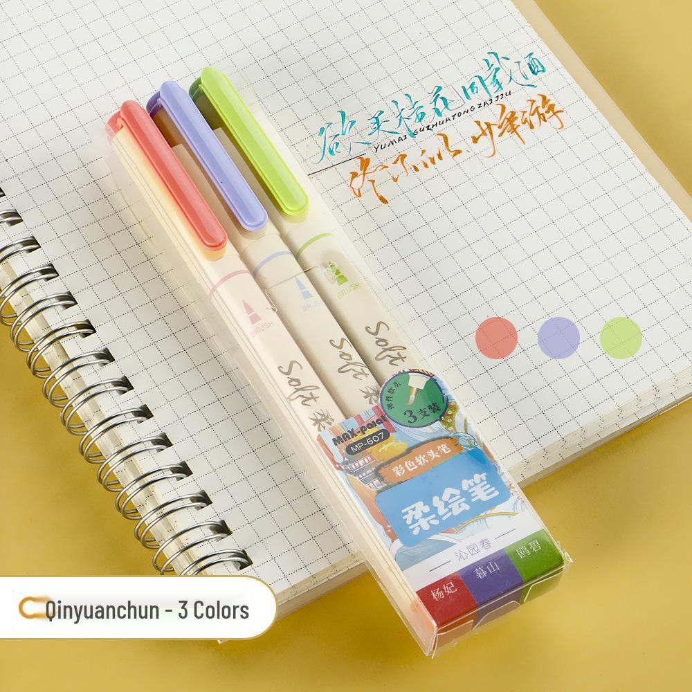 Soft Tip Colored Drawing & Calligraphy Pens - Art & Journal Set for Students Soft Drawing Pen Set
Soft Tip Colored Drawing & Calligraphy Pens - Art & Journal Set for Students Soft Drawing Pen Set