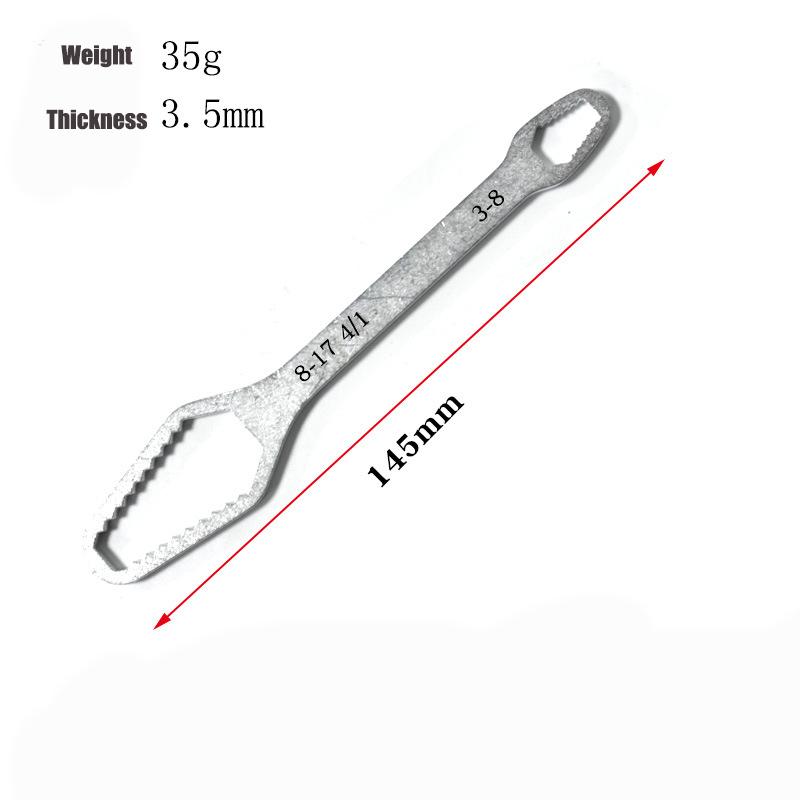 Double-ended Box Wrench 8-22 Multi-functional Anti-slip Self-tightening Adjustable Wrench Household Auto Repair Manual Tool
Double-ended Box Wrench 8-22 Multi-functional Anti-slip Self-tightening Adjustable Wrench Household Auto Repair Manual Tool