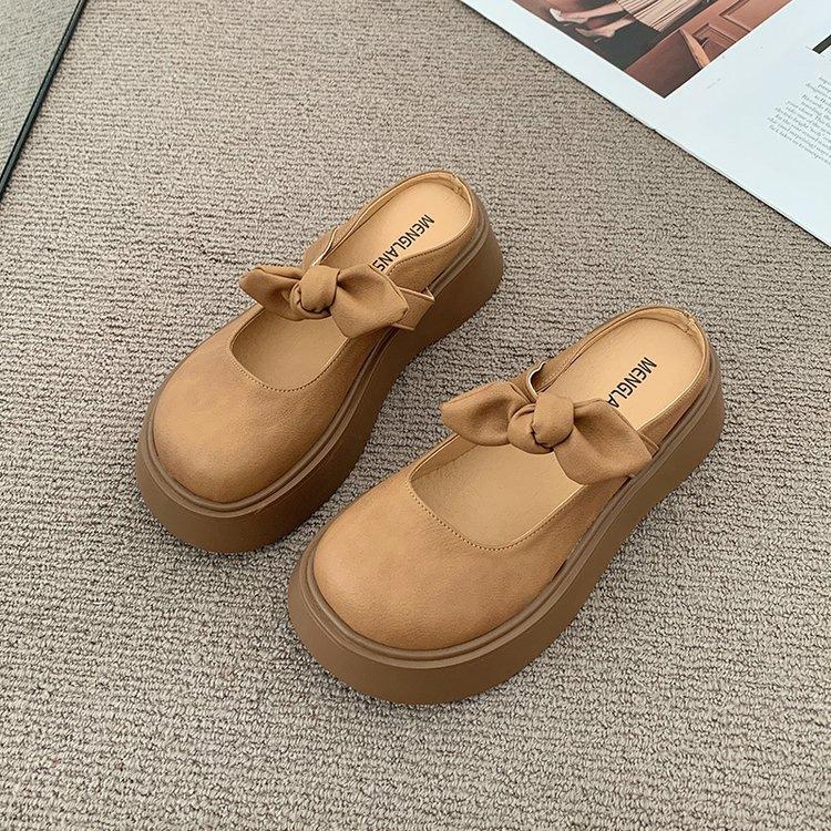 Нишевая баотоу с бантом, женская верхняя одежда на лето 2025 года, новые суперхитовые ретро универсальные полушлепанцы на толстой подошве в тренде 40
Нишевая баотоу с бантом, женская верхняя одежда на лето 2025 года, новые суперхитовые ретро универсальные полушлепанцы на толстой подошве в тренде 40