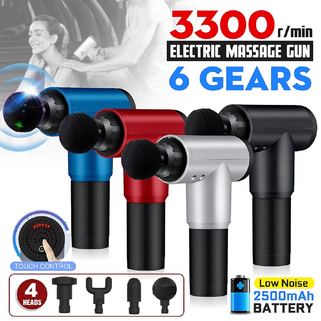 6 скоростей 4 насадки 3300 об/мин Терапевтические массажные пистолеты Массажер для мышц Боль Спорт Массажная машина Расслабление Тело Похудение Облегчение синий
6 скоростей 4 насадки 3300 об/мин Терапевтические массажные пистолеты Массажер для мышц Боль Спорт Массажная машина Расслабление Тело Похудение Облегчение синий