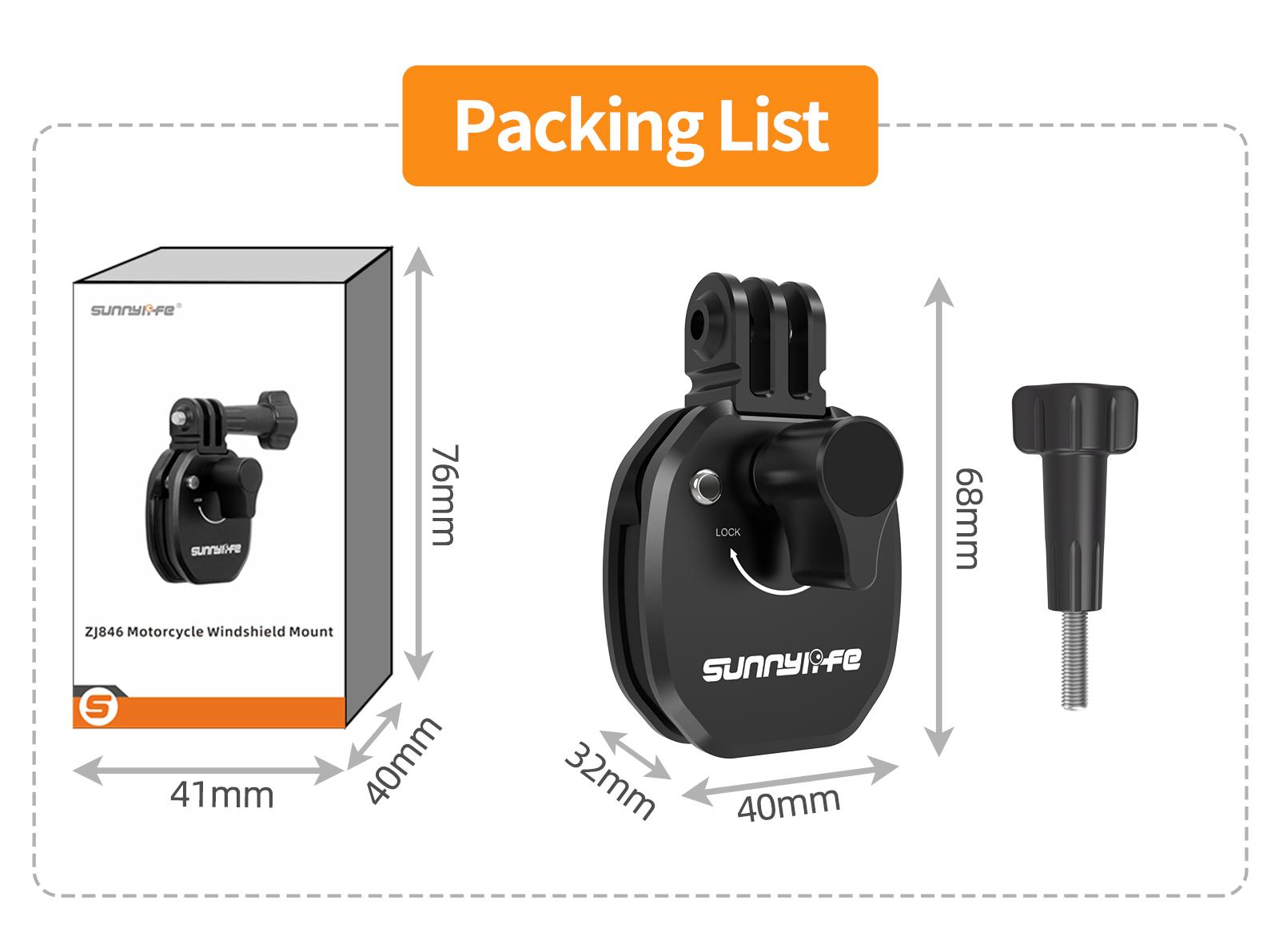 Motorcycle Windshield Clip for DJI Osmo Nano/360/Action 6 5 Pro/GoPro 13/Pocket 3 Aluminum Alloy Mount for Insta360 Go Ultra X5
Motorcycle Windshield Clip for DJI Osmo Nano/360/Action 6 5 Pro/GoPro 13/Pocket 3 Aluminum Alloy Mount for Insta360 Go Ultra X5