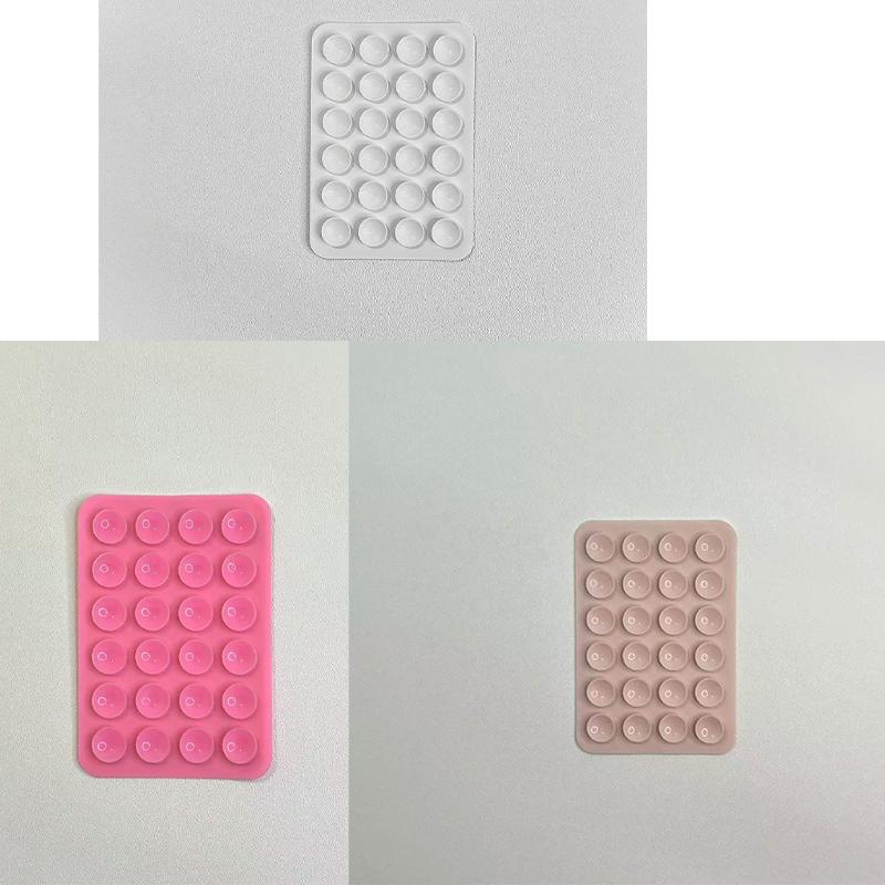 3PCS Multifunctional Suction Cup Wall Stand Square Anti Slip Single Sided Case Mount Back Sticker Silicone Suction Phone Holder
3PCS Multifunctional Suction Cup Wall Stand Square Anti Slip Single Sided Case Mount Back Sticker Silicone Suction Phone Holder