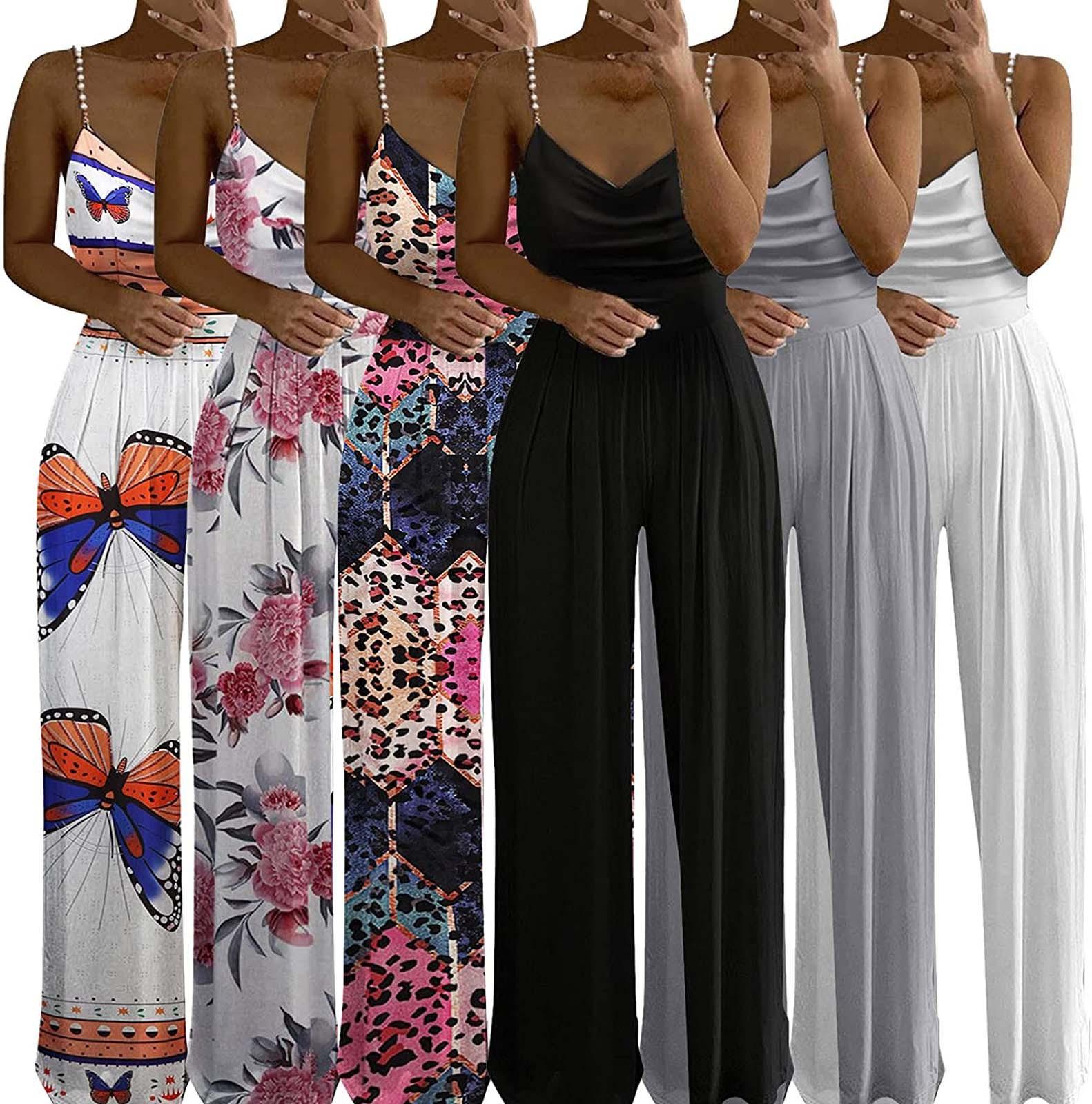 Модный женский свободный однотонный комбинезон без рукавов с круглым вырезом и бретельками M розовый
Модный женский свободный однотонный комбинезон без рукавов с круглым вырезом и бретельками M розовый